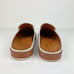 Vince Canella Backless Flat Loafer Slip-On White Leather, Women's 8 M