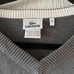 Lacoste V Neck Pullover Sweater Grey Mens Size 7 XXL
