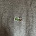 Lacoste V Neck Pullover Sweater Grey Mens Size 7 XXL