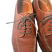 Ferragamo Men's Lace Tie Leather Brown Split Toe Size 9D US Shoes Italy Vintage