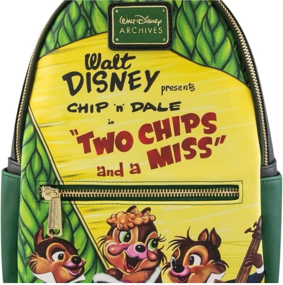 Disney Exclusive Loungefly Chip‘n’Dale Two Chips & a Miss Mini Backpack & Wallet