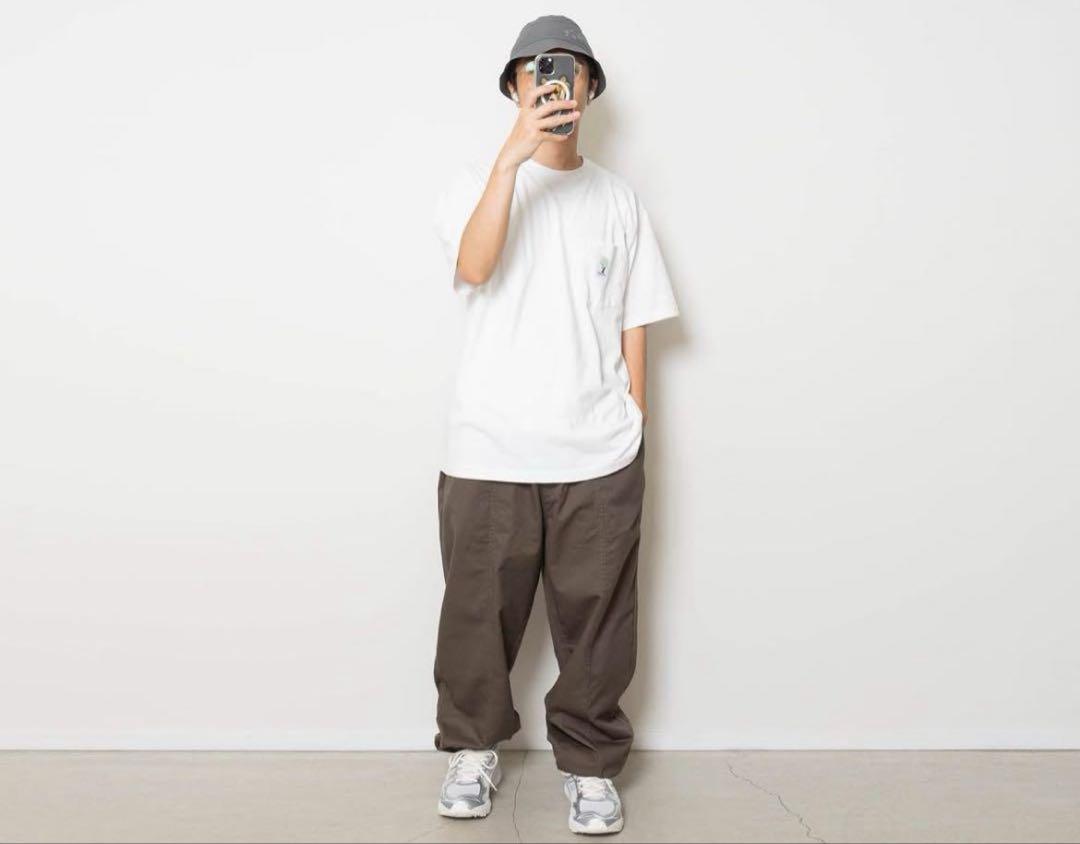 公式通販 - 人気アイテム多数 AND CUP CONE Pants Baggy Twill Cotton パンツ