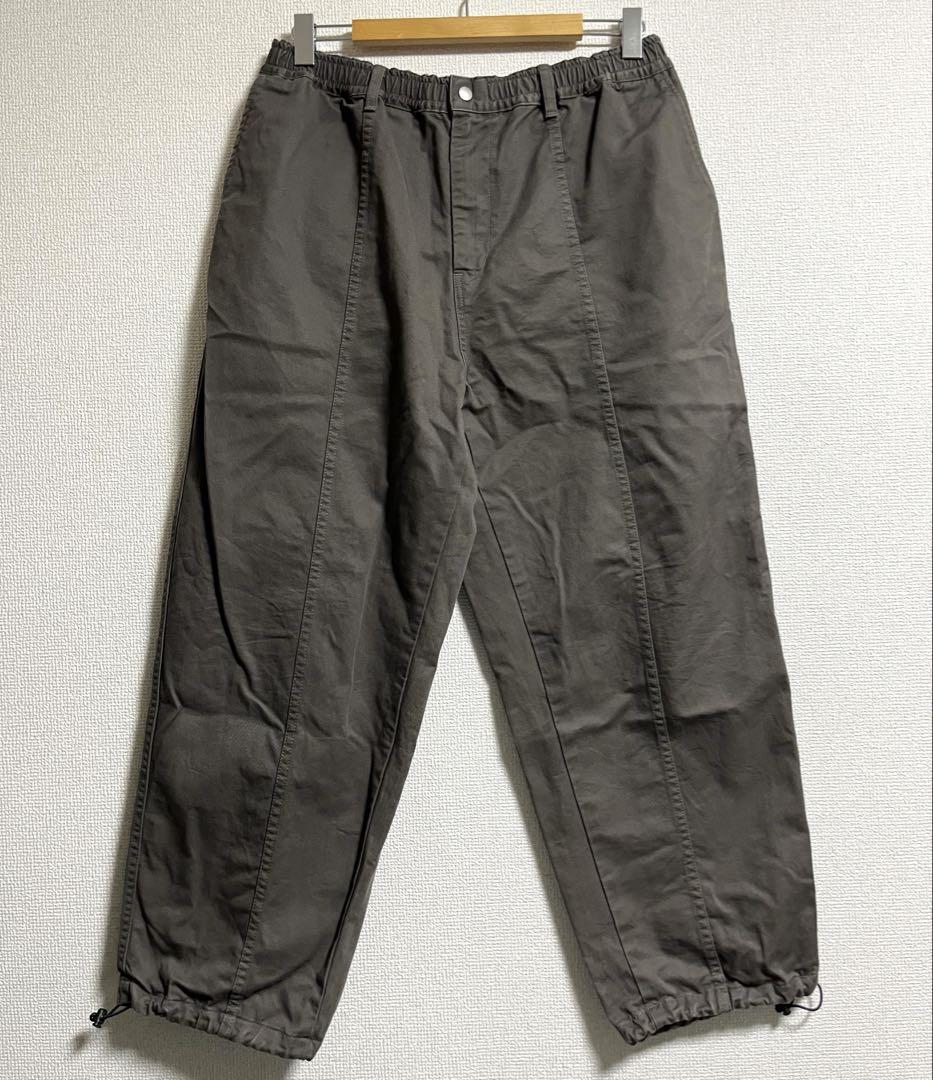 CUP AND CONE Cotton Twill Baggy Pants