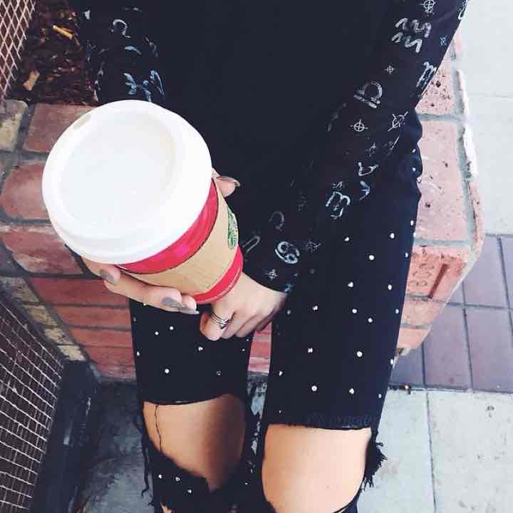 LF Rhinestone Jeans