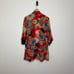 Johnny Was Mishka Embroidered red floral kimono top size medium