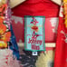 Johnny Was Mishka Embroidered red floral kimono top size medium