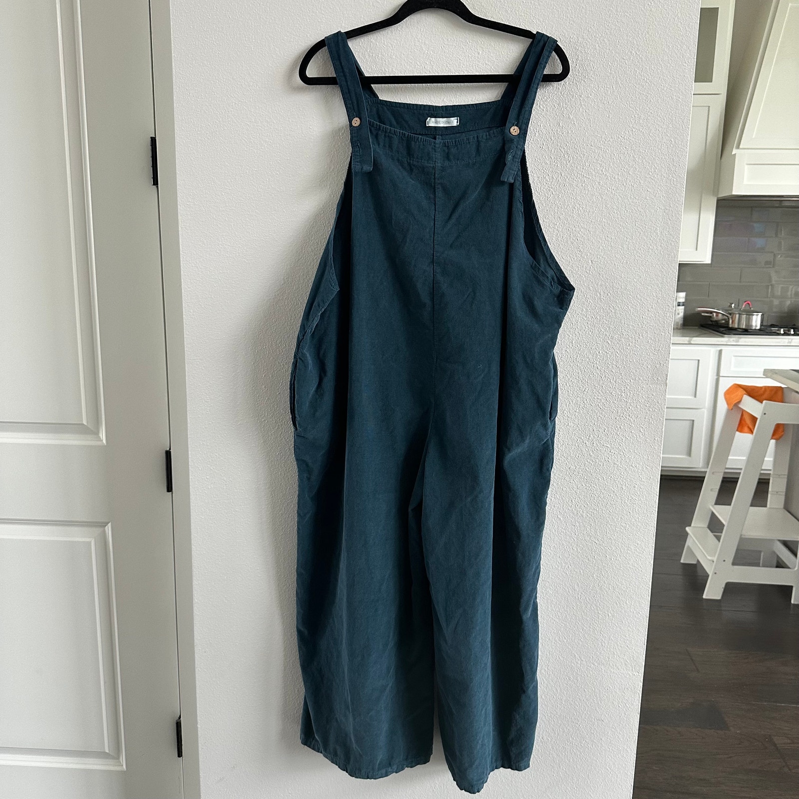 made in italy one size cotton blue jumpsuit Lagenlookv