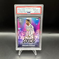 PSA 10 Topps Aoki Cristiano Ronaldo Auto PSA/DNA