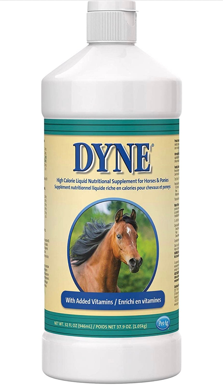 Dyne High Calorie / Weight Gain Liquid for Horses, 32 oz (20512) OZ