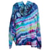 Levis Rainbow Tie Dye Hoodie 3X Vintage Style Pockets Long Sleeve Hippie Boho