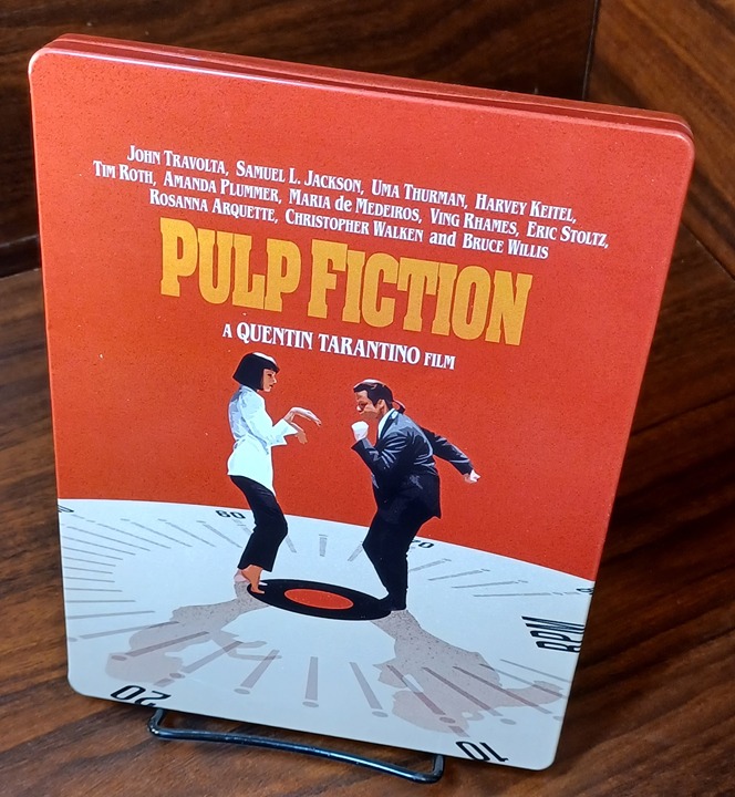 Pulp Fiction Steelbook (4K+Blu-ray-No Digital)-DAMAGED-Free Box Shipping