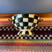 Mackenzie Childs Courtley check large colander