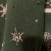 Stitches in Time Christmas Zip Up Sweater Snowflakes Size M Like New