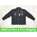 Knockout Jacket Men's Denim 1026 Black/white 3X 4X 5X