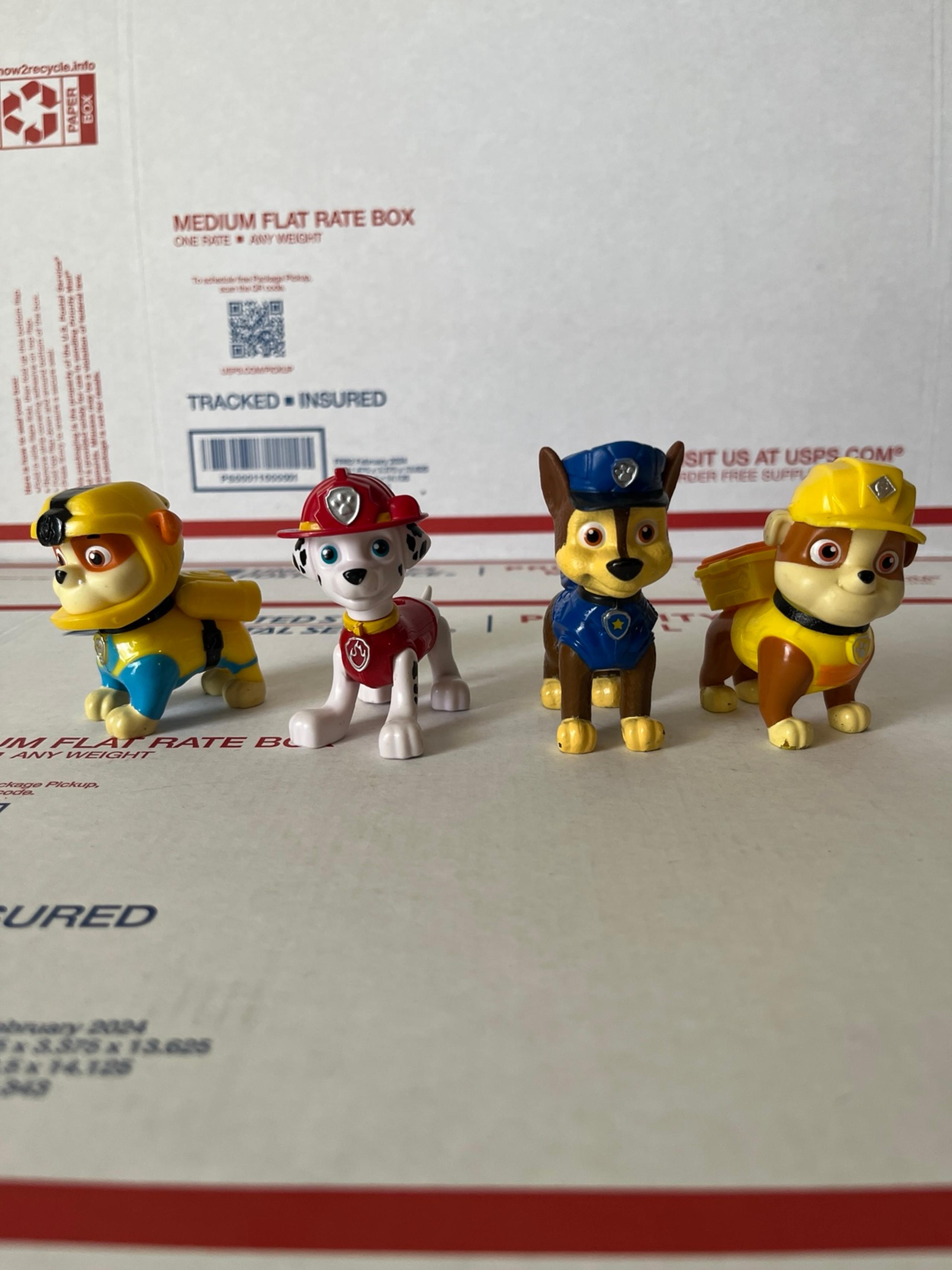 Paw Patrol Chase Marshal Rubble Puppy Police Dog Action Figure Toy Doll Lot Set