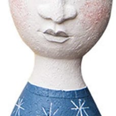 Indoor Outdoor Heads Planter Resin Succulent Planter Vase,Face Planter Head