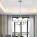 Hampton Bay Helena 21 in 5-Light Brushed Nickel Hanging Chandelier