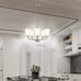 Hampton Bay Helena 21 in 5-Light Brushed Nickel Hanging Chandelier