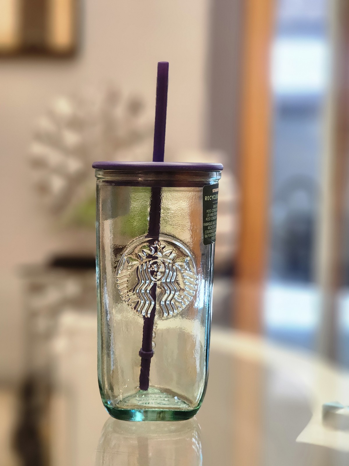 Starbucks glass cup