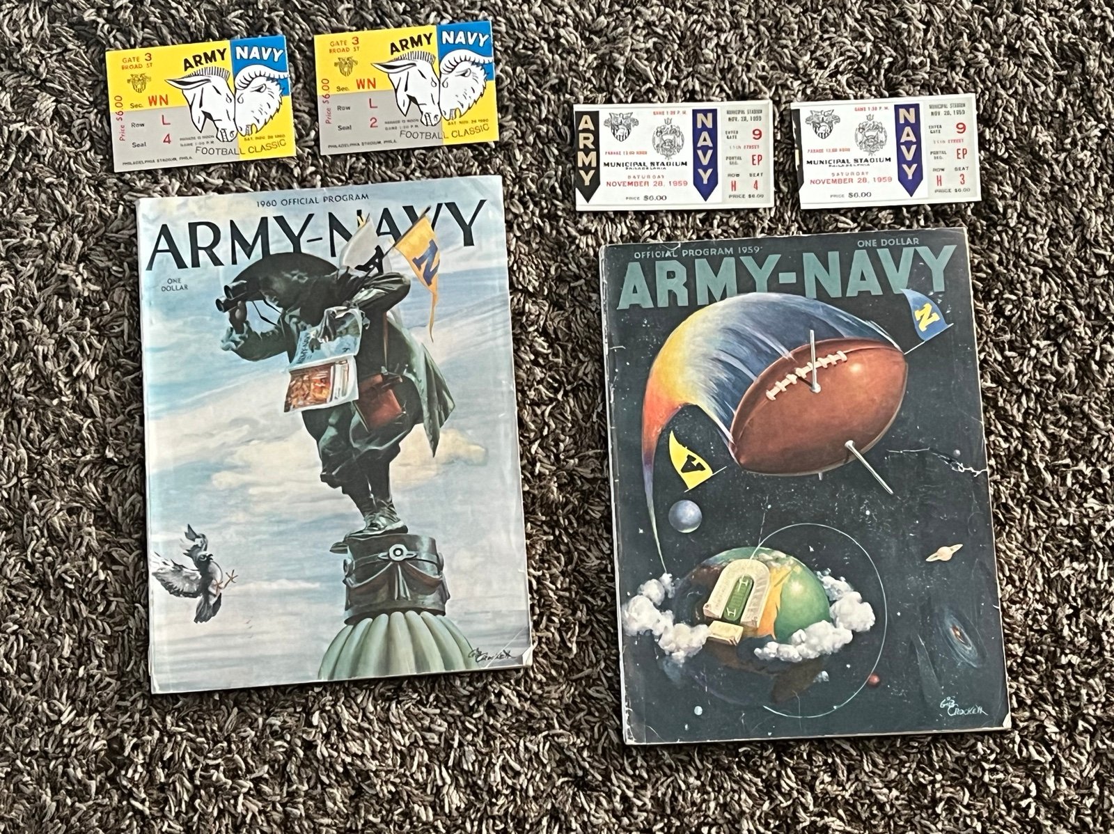 vintage Army-Navy programs
