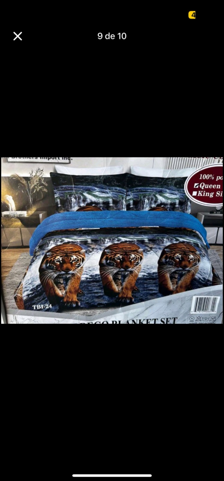 Queen Borrego Blanket 3 Piece Set
