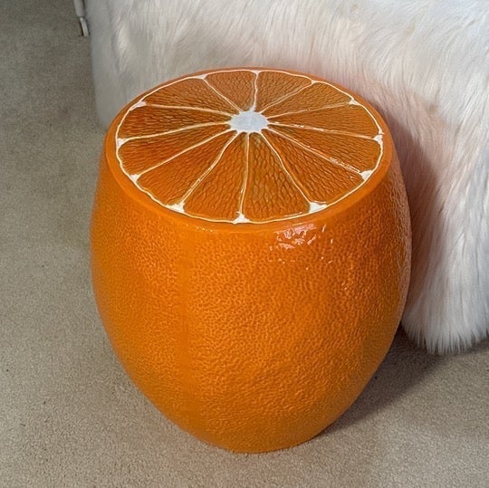 Orange Food Stool TIKTOK VIRAL HomeGoods TJMaxx