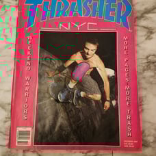 Thrasher NYC Skating magazine October 1989 VINTAGE