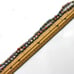 Vintage Millefiori Venetian Moretti Murano Beaded Glass Red Knotted Necklace 25