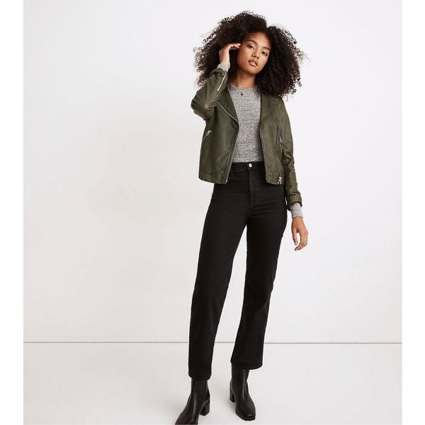 Madewell Slim Wide-Leg Jeans in Lunar Wash