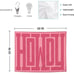 Howdy Tapestry, Hot Pink Preppy Trendy Western Aesthetic Wall Hang Room Decor