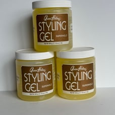 3 Queen Helene SUPER HOLD Styling Gel Level 9 All Day Maximum Hold, 16oz