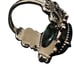 Sterling Silver Filigree Size 9 Simulated Sapphire Ring