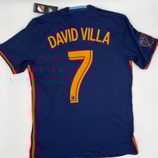 NWT David Villa #7 New York City 2016/2017 ORIGINAL Adidas Soccer Jersey S