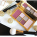 It’s such a gorgeous harmony of shades. I love plum and gold tones and the blush