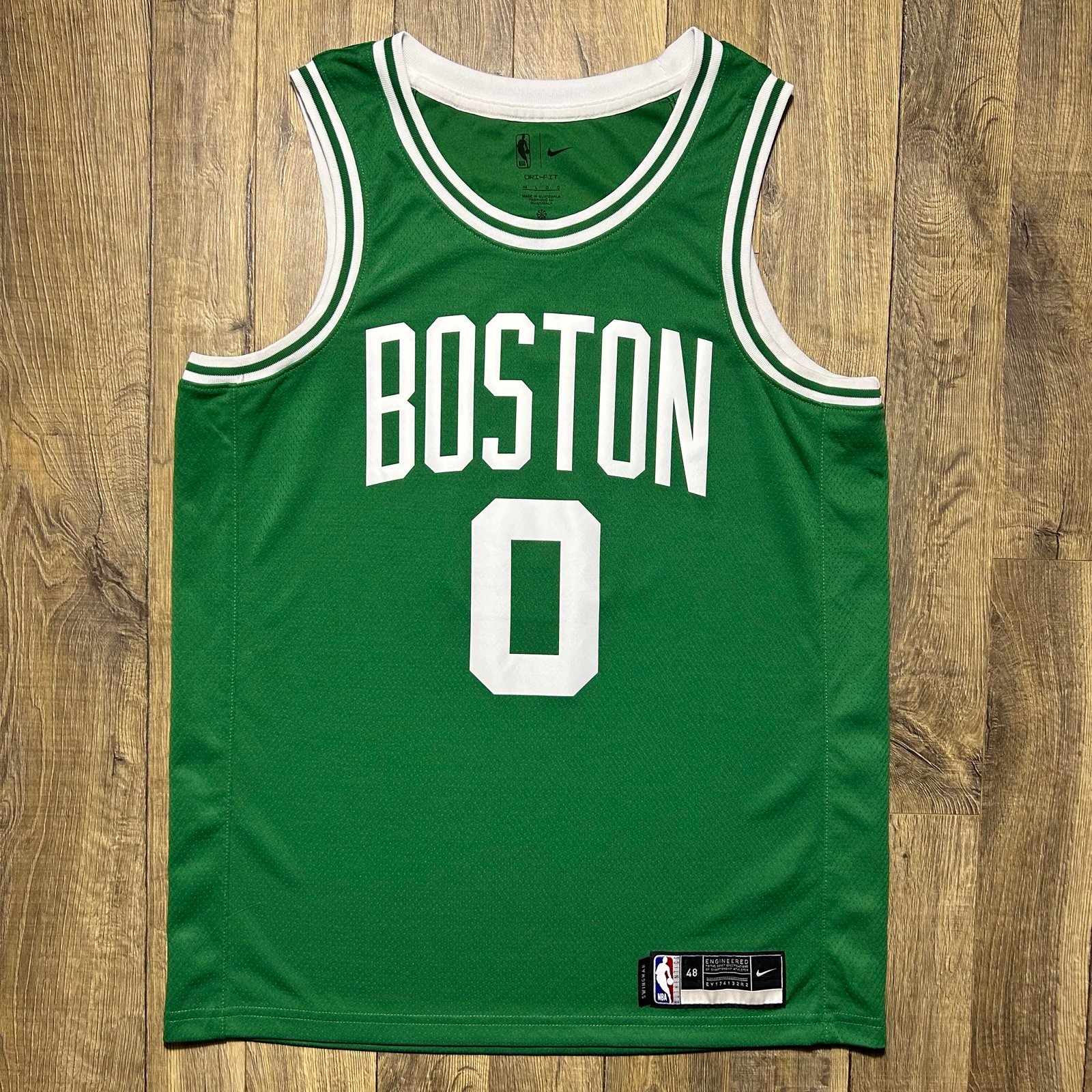 NEW Nike Boston Celtics Jason Tatum #0 Swingman Icon Edition Jersey Mens Large