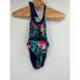 Trina Turk India Garden Halter Belted One Piece Womens Floral Swimsuit Sz 4 NWT