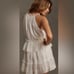 Anthropologie Let Me Be Halter Tie-Neck Tiered Mini Dress Size Small