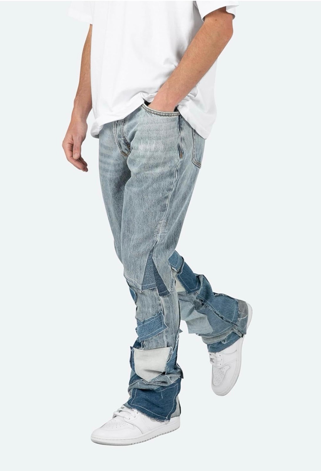 mnml Men's B424 Patch Flare Denim