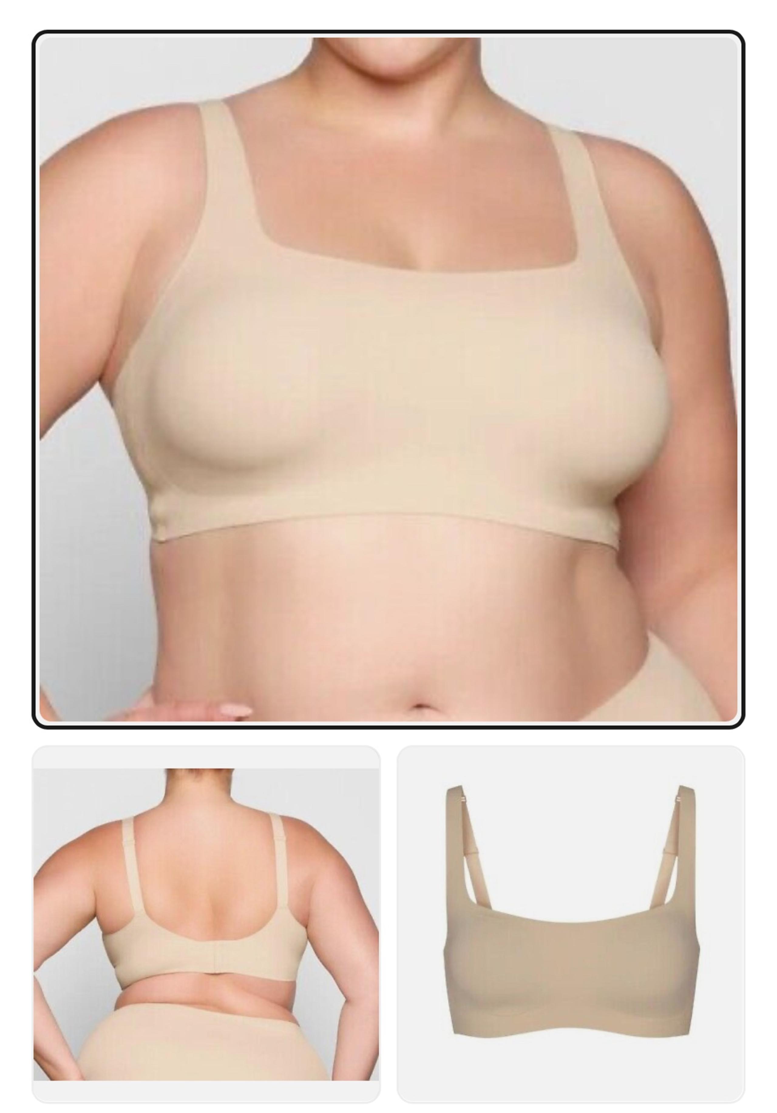 Skims Naked Scoop Bra Mica Size Small