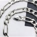 Sterling Silver 7mm 20 Figaro Chain