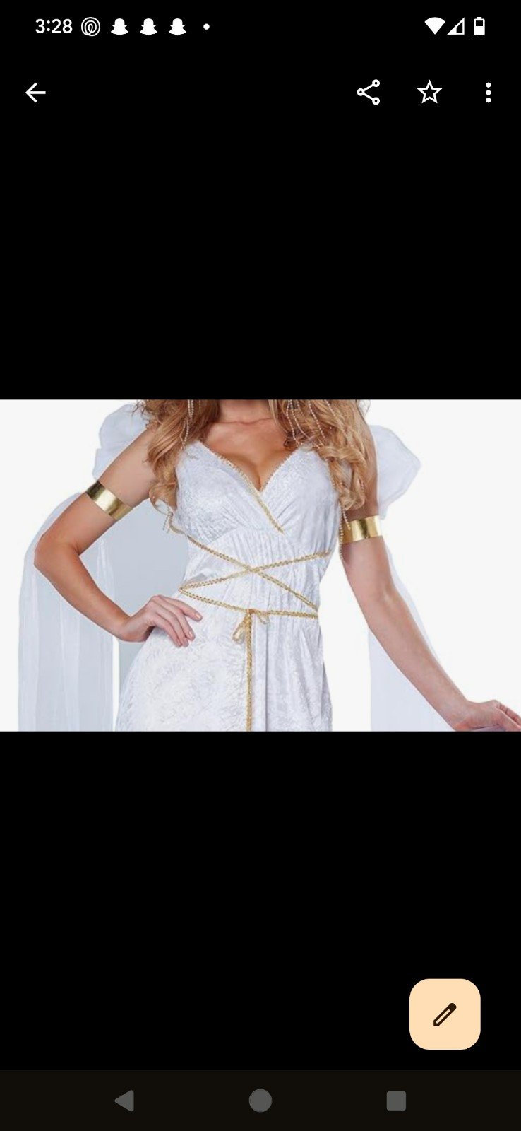 Cleopatra Costume with accessories