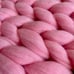 Pink Chunky Knit Baby Blanket