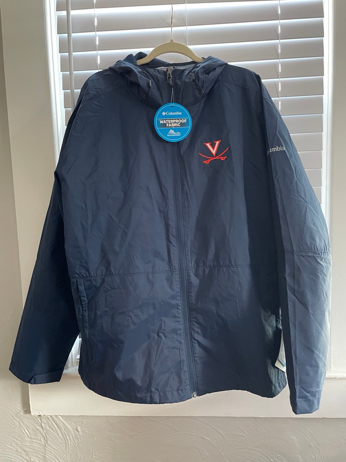 Columbia Men’s Virginia Cavaliers Roan Mountain Jacket XL Extra Large MSRP 110.