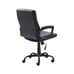 Bonded Leather Mid-Back Manager's Office Chair, Black-bgh957