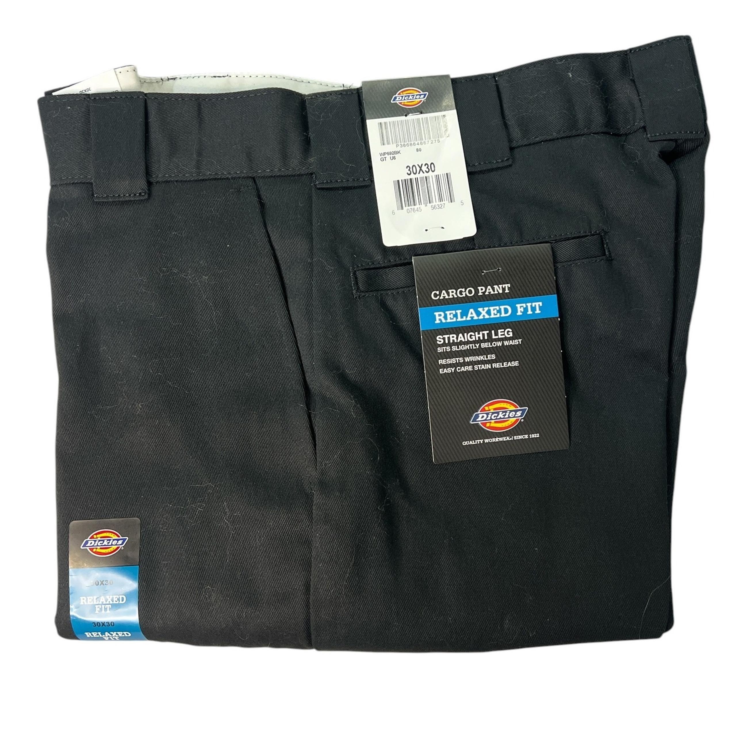 Dickies Relaxed Fit Cargo Pants Straight Leg Wrinkle Resist 30x30