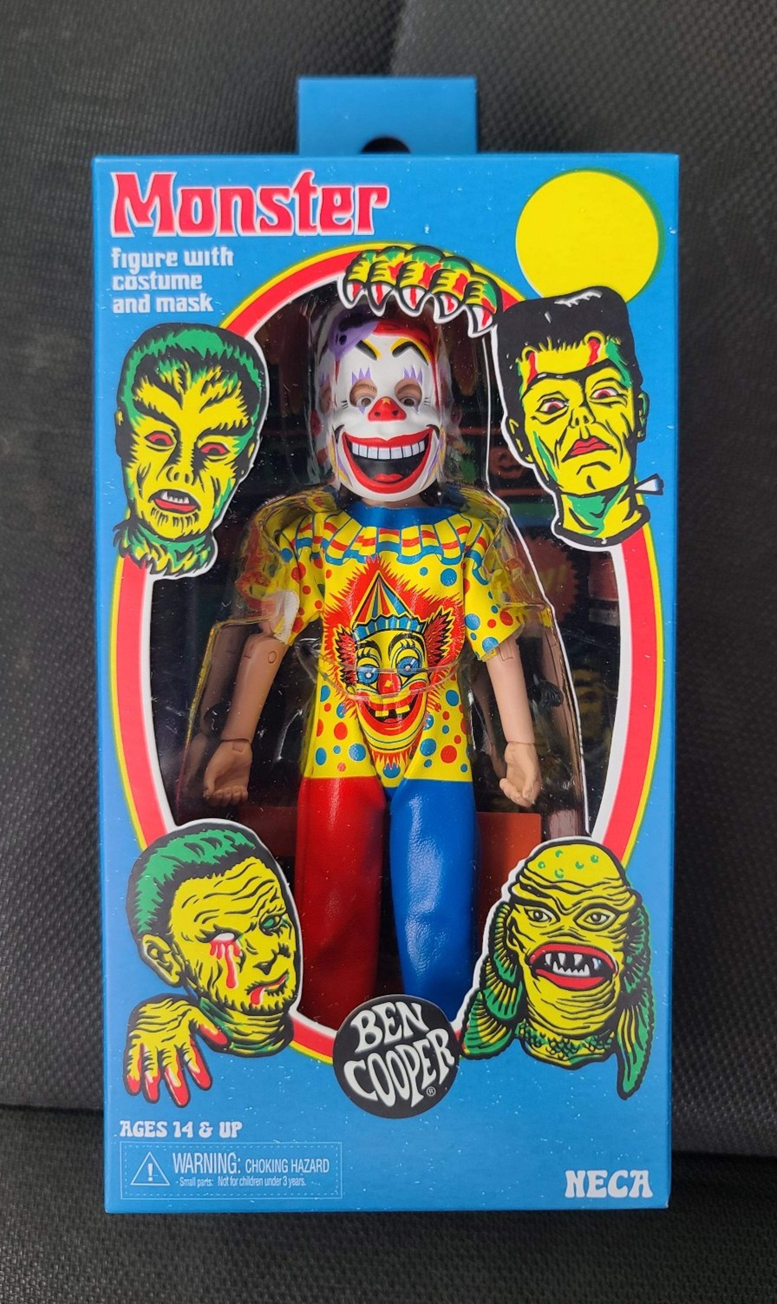 *NEW*NECA Ben Cooper: Monster - Clown #26 - Action figure w/Costume & Mask