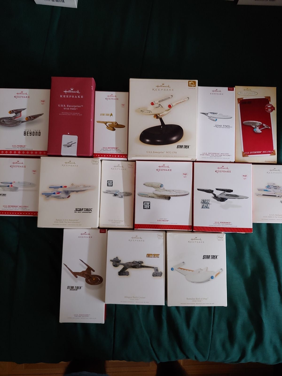 Star Trek hallmark lot 20 ships