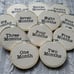 Embroidered Baby Monthly Milestone Hoops