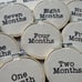 Embroidered Baby Monthly Milestone Hoops