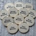 Embroidered Baby Monthly Milestone Hoops